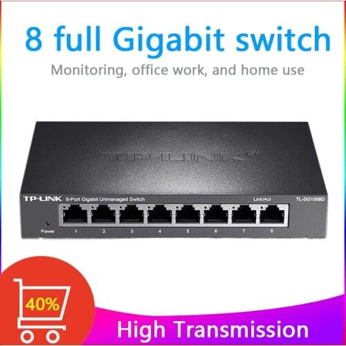 TP-LInk 5/8Port Gigabit Switch Ethernet Smart Switcher High Performance1000M Ethernet Network Switch RJ45 Hub Internet Splitter