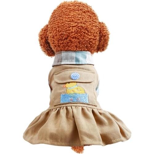 Pet Skirt Soft Easy to Take Off Polyester Wedding Lace Dress Luxury Dog Dress for Outdoor