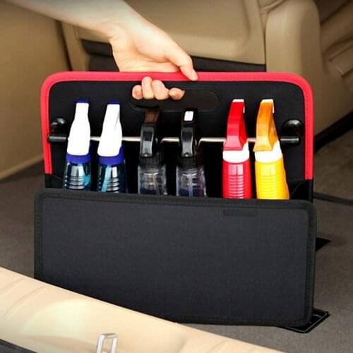 Car Vehicle Trunk Portable Folding Oxford Cloth Box Built-in Storage Holder Automobiles Stowing Tidying