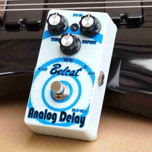 Belcat DELAY Electric Guitar Effect Pedal Effects Stompbox True bypass with Tone Repeat Level Control
