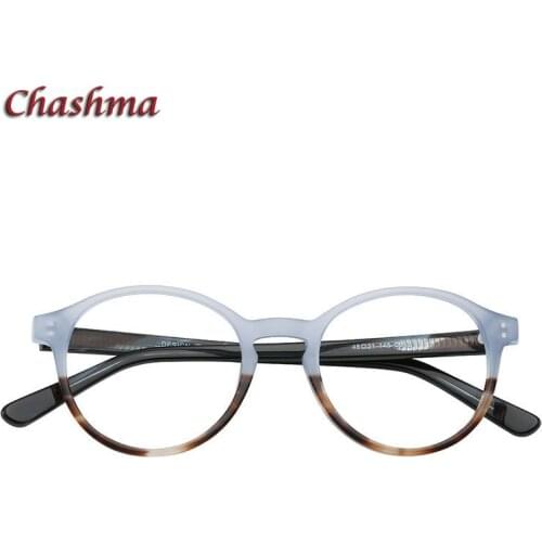Chashma Women Round Frame Optical Eyewear Men Prescription Glasses for Girls Purple Retro Gafas Female