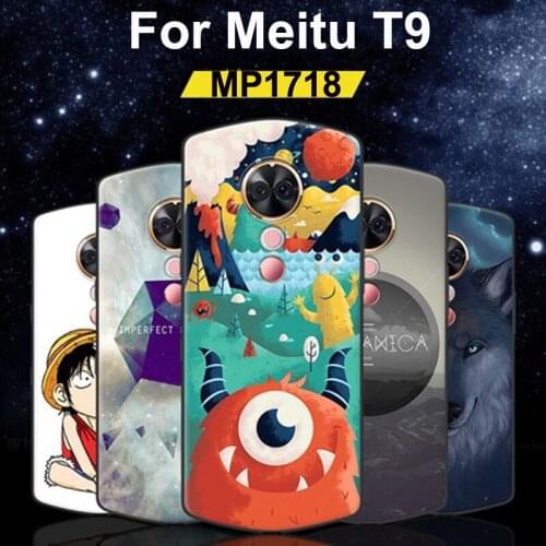 6.01" For Meitu T9 Case cartoon Soft Silicone phone Cases For Meitu T9 T 9 MP1718 back Cover TPU Shell MeituT9 Protect cover