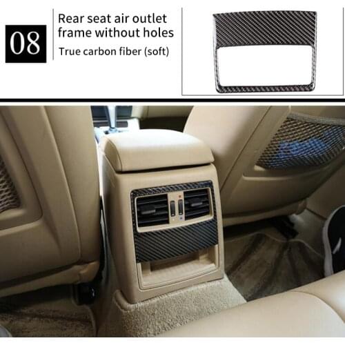 For BMW 3 serie E90 E91(320 325 330 335) 2006-2012 carbon fiber Rear seat AC vent frame 1pc
