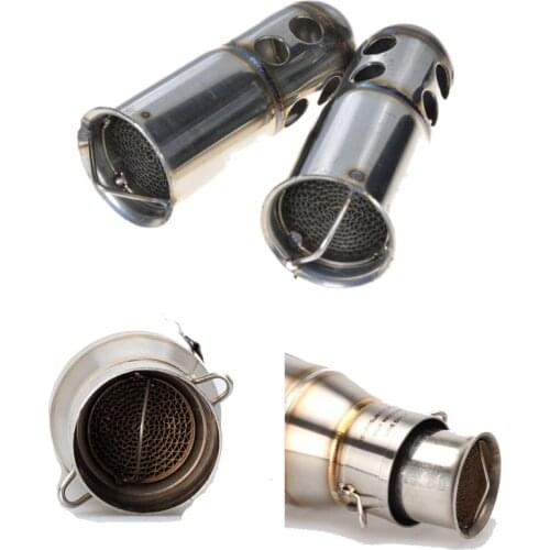 Universal 51MM Motorcycle Motocross Exhaust Pipe Muffler Scooter DB Killer Moto Silencer For ER6N Z750 Z800 R1 R6 MT03 MT07 MT09