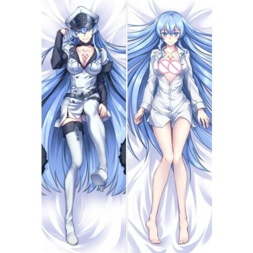 Hot anime Akame ga Kill! Characters sexy girl Akame & esdeath pillow cover Akame ga Kiru Akame Slashes! body Pillowcase