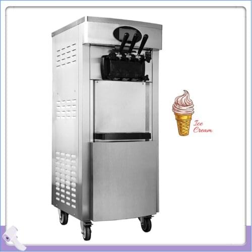 Soft Ice Cream Machine Commercial Vertical For Dessert Shop With Fresh Keeping Function Ice Cream Machine 2200W