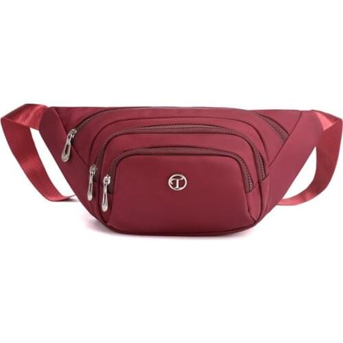 Femal Fashion Pack High Quality Nylon Waist Bag Shoulder Crossbody Chest Bag Female Belt Bag Handbag Backpack Satchel for Women