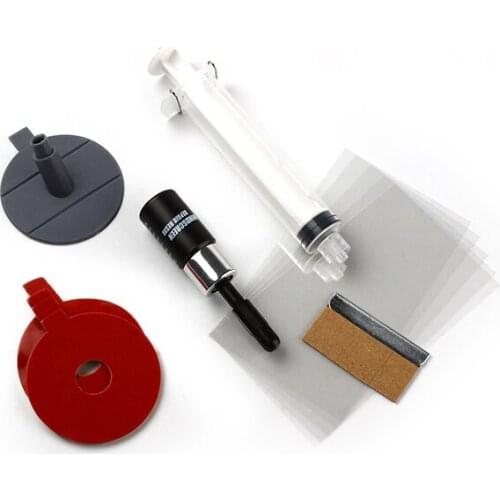 Glass Repair Kit Car Styling Accessories DIY Car Windscreen Windshield For Chip Crack Bullseye Protective Stickers Automobile