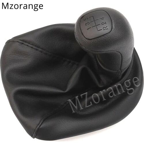 MZORANGE 1 Pcs Gear shift knob For Mercedes Benz VITO 638 W638 Car Styling 5 Speed Black Car Shift Gear Knobs With Gaiter