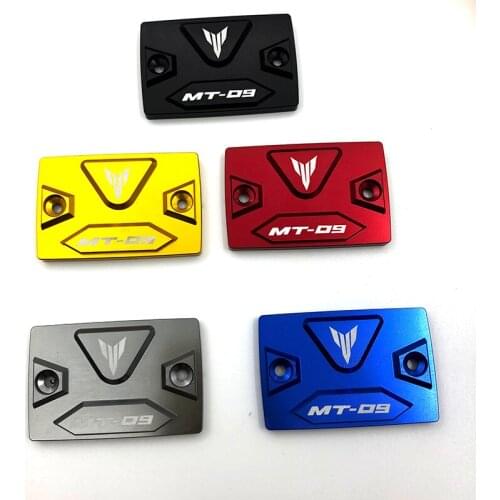 New For Yamaha MT 09 MT-09 2014 2015 CNC Front brake Fluid Reservoir Cover Cap with logo MT09 Motorcycle Accessories