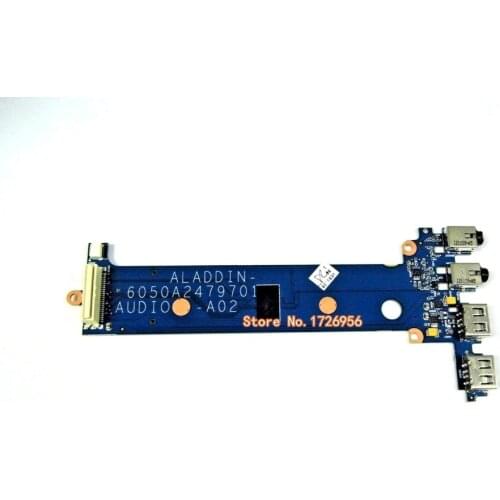 Original For HP 8770w 8770 USB Audio Jack Board 6050A2479701