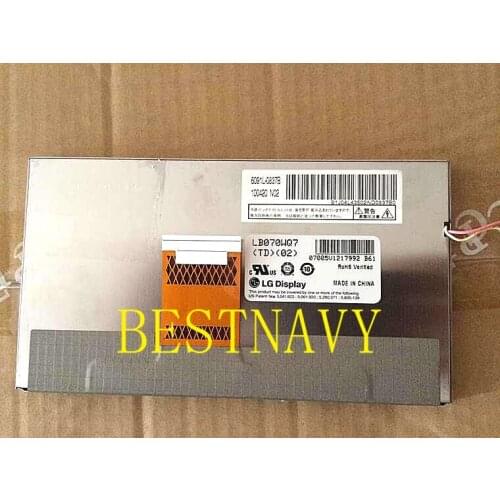 Original LG 7inch LCD display LB070WQ7(TD)(02) LB070WQ7-TD02 Screen for Car GPS Navigation monitors