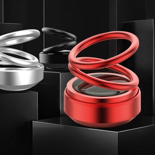 360 Degree Rotation Solar Energy Car Air Freshener Diffuser Model Toy Car Air Aromatheraphy Auto Interior Ornament Decoration