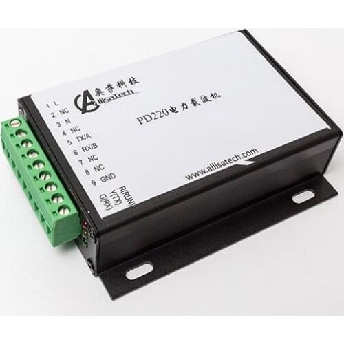 Industrial PLC Power Carrier Carrier Module Communication Terminal RS232 RS485 Interface Pd220