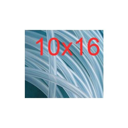 10mm ID 16mm OD 10X16 Transparent Silicone Rubber Tube Hose Pipe ( food grade ) medical PIPE, 10*16mm Inner Diameter 10 Outer 16