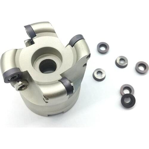 RPMW1003 10pcs + EMR 5R50-22-4T 1pcs Milling Cutter carbide Insert Face Mill Shoulder Cutter For Milling Machine