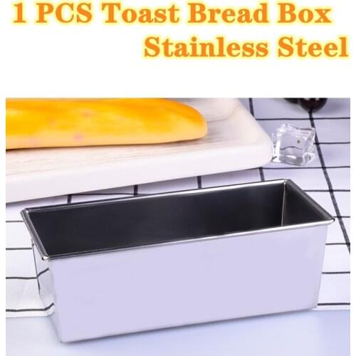 Toast Bread Box Nonstick Rectangular Aluminum Plate Loaf Bread Cake Pan Tin Toast Molds DIY Eco-Friendly Kitchen Tool