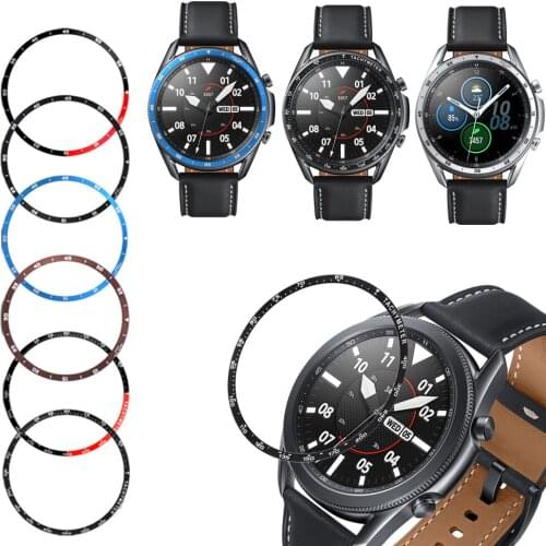 High quality For Samsung Galaxy Watch 3 45 41mm Bezel Ring Styling Frame Case Cover Protection Stainless Steel Bezel Accessories