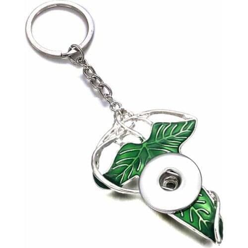 Interchangeable Top Popular 034 Fashion Metal Key Chains Fit 18mm Snap Button Keychain Jewelry For Men Women Key rings Gift