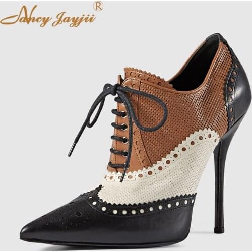 2019 Best-selling womens high-heeled shoes with pointed multi-color super high heels dress banquet fashion sexy large size 16