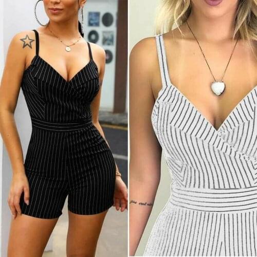 Women Casual Sleeveless Bodycon Romper Jumpsuit Club Tights Bodysuit Short Pants Bikini Cover Up Beachwear