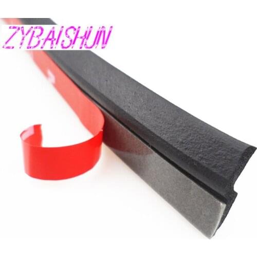 ZYBAISHUN 5 meters Z Type Car Door Weatherstrip Rubber Seal Trim Filling Adhesive High Density Seal Strip Noise Insulation