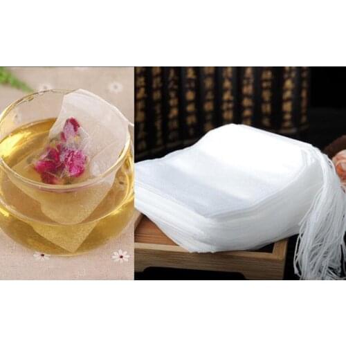 30000 pcs/lot non-woven fabrics Empty Teabags Tea Bags String Heal Seal Filter Paper Teabag 5.5 x 7CM for Herb Loose Tea