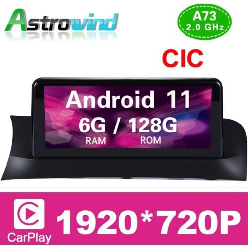 10.25 inch 8 Core Android 10.0 Auto Player GPS Navigation System Media Stereo For BMW X3 F25 for BMW X4 F26 with CIC System