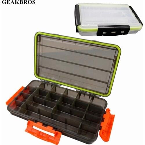 Large Fishing Tackle Box Waterproof Fishing Bait Lure Hook Storage High Strength Plastic Fishing Gear Tool Accessories Equipment