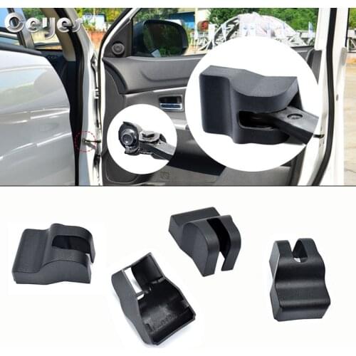 Ceyes Car Styling Auto Protect Door Lock Stopper Limiting Arm Cover Black Plastic Sticker For Mitsubishi Lancer 10 ASX Outlander