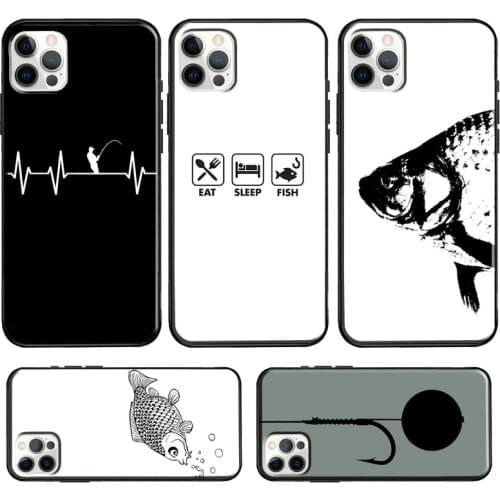 Carp Fishing Fish Case For iPhone 12 Pro Max 12 mini 11 Pro Max 6S 7 8 Plus X XR XS Max SE 2020 Cover