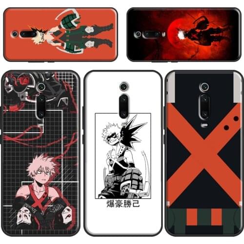 Katsuki Bakugo Boku No Hero Academia Case For POCO F3 M3 Pro POCO X3 Pro Coque For Xiaomi Mi 11 Ultra 10T Pro Mi Note 10 Lite
