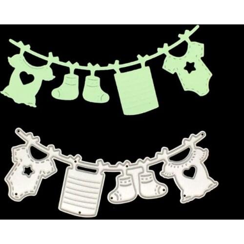 Baby Coat Shoes Metal Cutting Dies Stencil Scrapbooking DIY Album Stamp Paper Card Embossing Decor Craft New for 2020