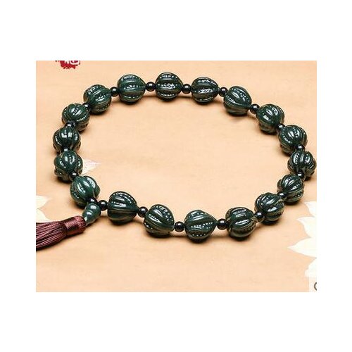 Hetian walnut bracelet mens natural jadeite bracelets play pieces