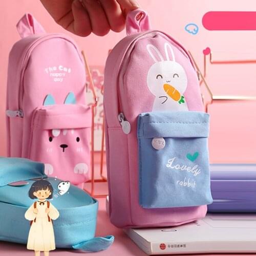 Pencil Cases Trousse Scolaire Stationery For School 2021 Cute Brush Tube Case Transformer Girl Bag Pen Holder Kawaii Organizer