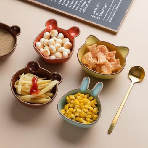 Ceramic Sauce Dish Container Mini Size Desserts Cute Saucers Korea Japan Style Food Dip Small Plates
