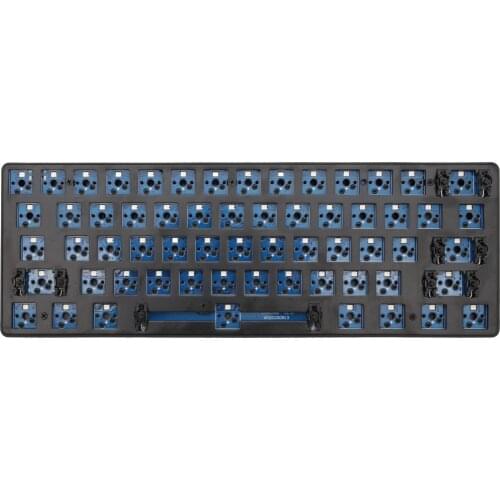 Keyhome KH61 60% mechanical keyboard Kit hot swappable rgb switch Socket RGB led type c macro program software support macro