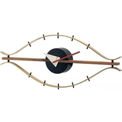 Living Room Creative Fashion LargeWall Clock Personalized Art Decorative Eye Clock Nordic Modern Hallway Restaurant Metal Clock