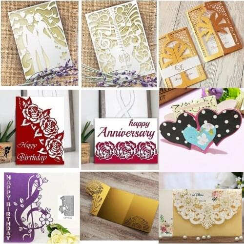 Lace Dies New Cutting Die Scrapbooking Craft Metal Die Cut for DIY Paper Cards Making Valentines Day Wedding greeting card2021