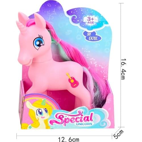 Lanyitoys Original 5.5 inch My little ponies toys action figure anime figure Special unicorn model toys Christmas gift for girls