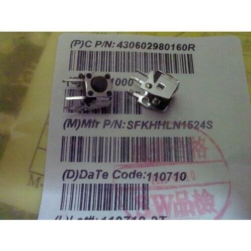 Taiwan Howard With Bracket Horizontal Touch Switch Microswitch Button 6*6*5MM 6x6x5MM