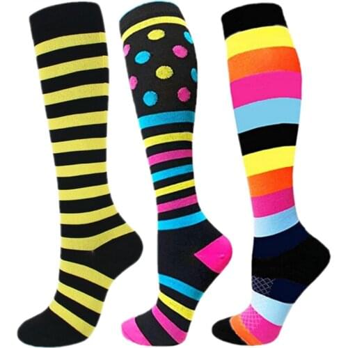 Men Women Compression Socks Fit For Sports -Best Stockings For Athletic, Edema, Diabetic, Travel Socks For Varicose Veins Socks