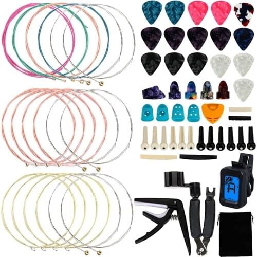 Guitar Accessories Kit Guitar Tool Changing Accessories Kit For Guitar Players And Guitar Beginners Best Gift