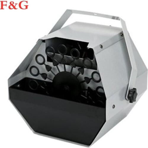New 220V Mini Bubble Machine Stage 25W Effect Automatic Metal Bubble Maker Blower Machine For Party Stage Wedding Dropshipping