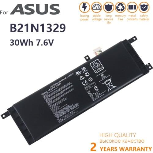 Genuine B21N1329 battery Asus D553M F453 F453MA F553M P553 P553MA X453 X453MA X553 X553M X553B X553MA X503M X403M 7.4V 4000mAh