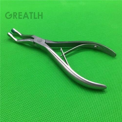 Stainless steel Dental orthodontic removal pliers Temporary tooth crown forceps