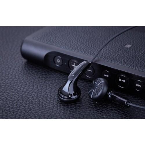 Ksearphone K64 flat head plug music with microphone HIFI headphone plug upgrade MX500