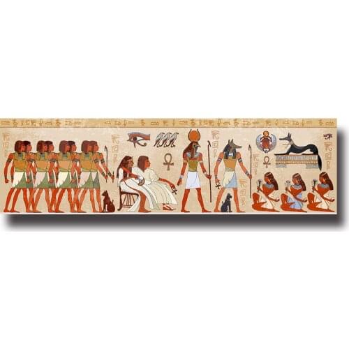 Retro Egypt Queen Cleopatra Posters Canvas Painting Ancient Egyptian Pharaoh HD Prints Picture Mural Wall Art Bedside Home Decor
