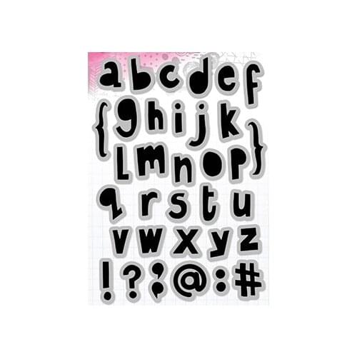 Letter Clear Stamp for Scrapbooking Transparent Silicone Rubber DIY Photo Album Decor 0520