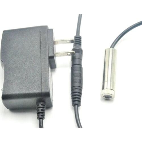 Adjustable 200mw 808nm IR Infrared Laser Line Module w 5V Power Adapter UK/EU/AU